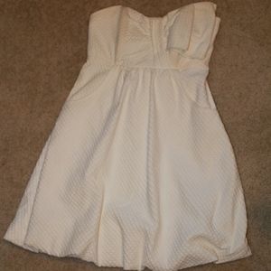 White Strapless Sun Dress